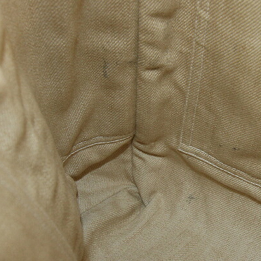 Hermes Cabas Calicut Tote Bag, Canvas and Leather, Beige Brown, □L Stamp, Man... - Picture 9 of 10